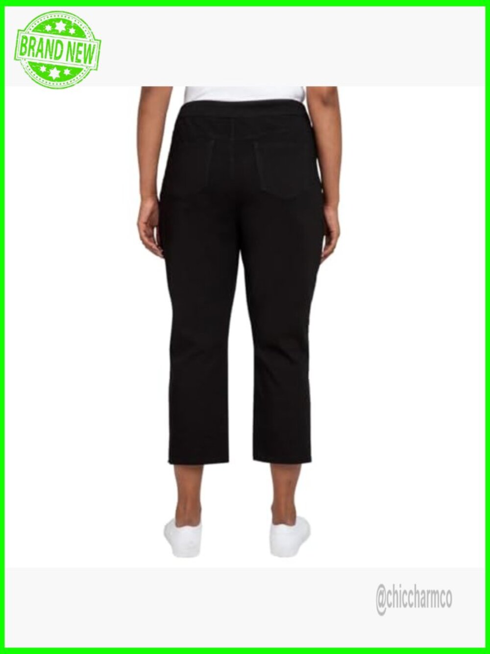 Comfort Stretch Pull-On Capri Pants with Tummy Control Panel - Picture 6 of 7